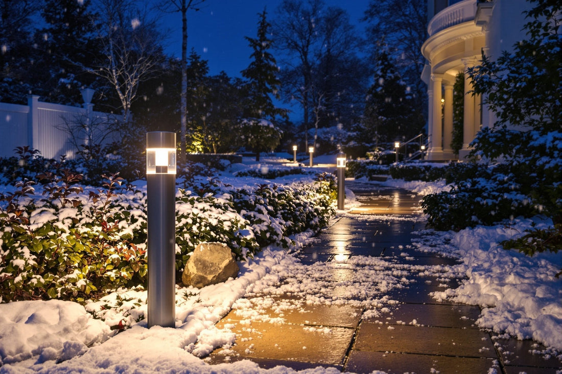 Pourquoi installer une borne extérieure led avant l'hiver ?