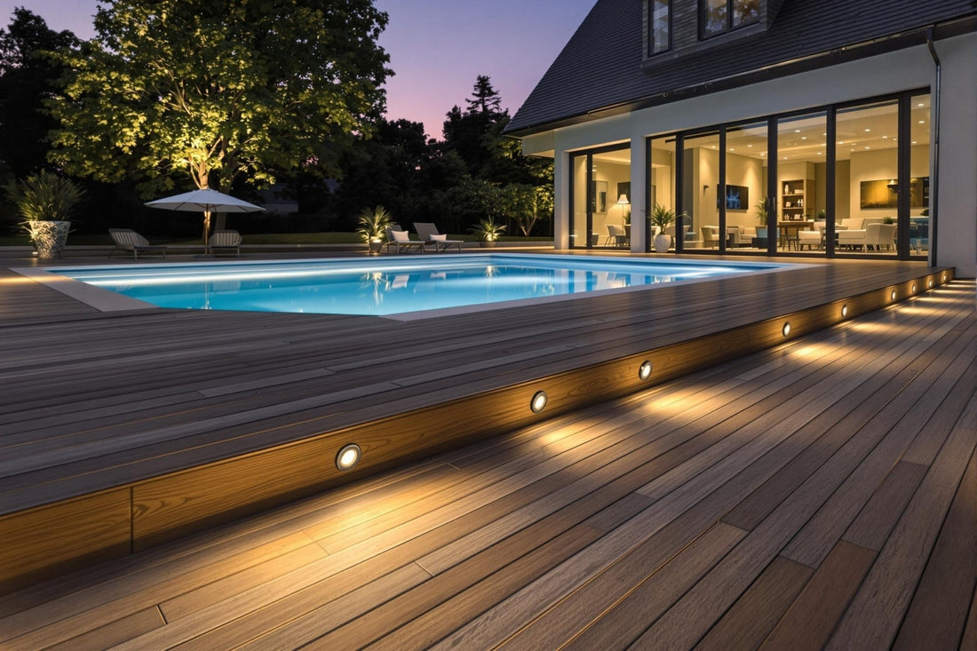 Spot encastrable extérieur 12v LED pour terrasse et piscine