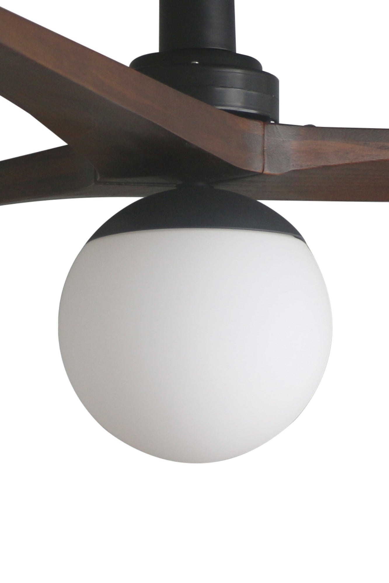 Luminaire Globe pour ventilateur de plafond Klim noir