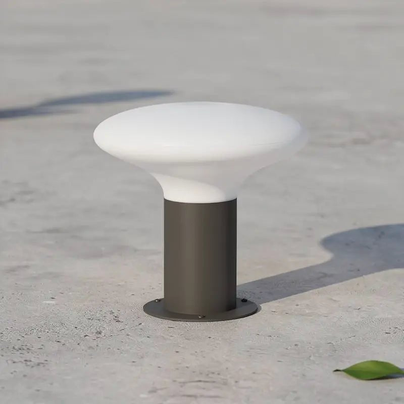 Vue d'ensemble Borne de jardin BLUB'S-P gris - Luminaire extérieur moderne E27