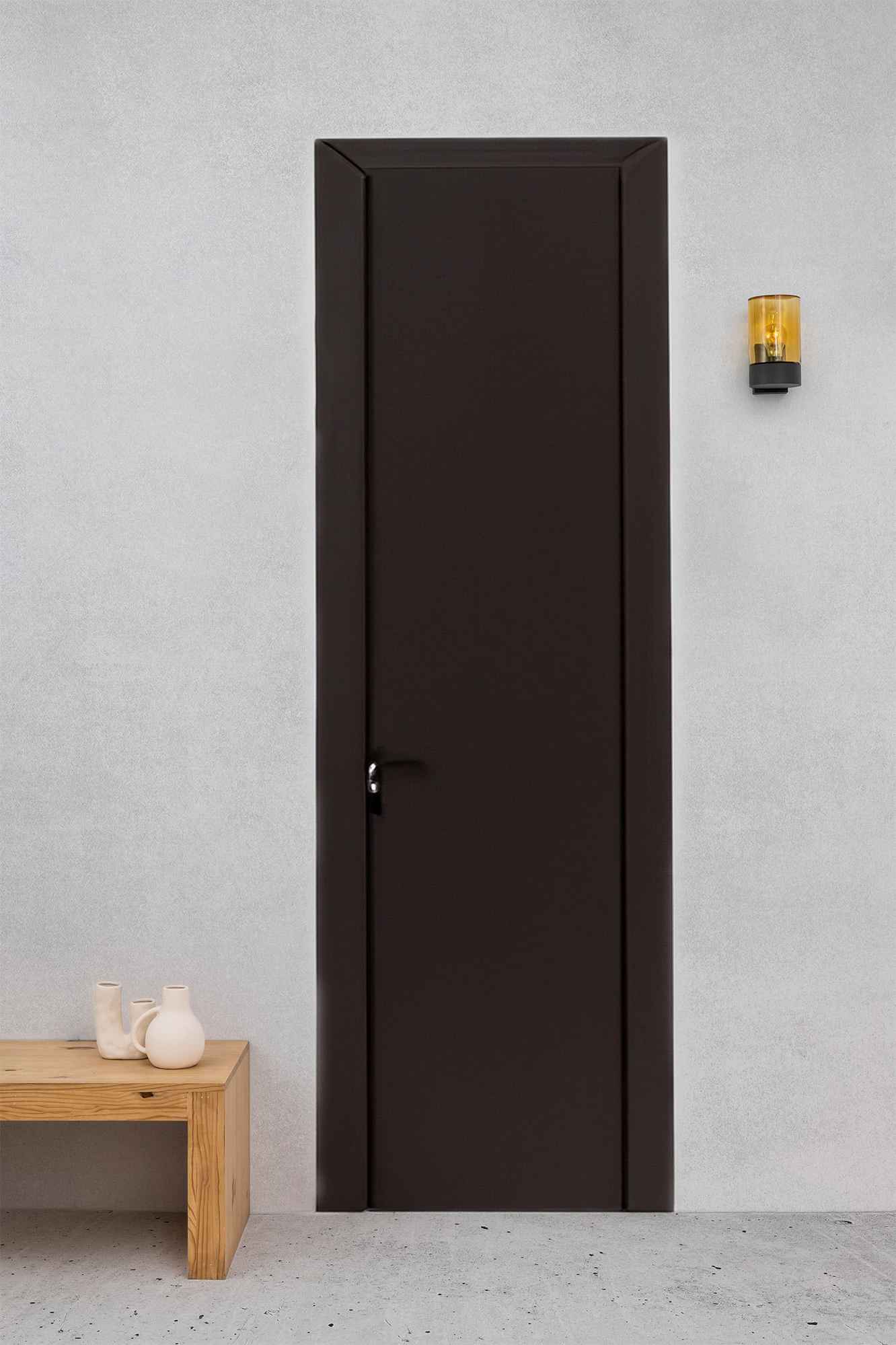 Applique murale extérieure KILA verre ambré - Applique murale extérieure - Lumisign