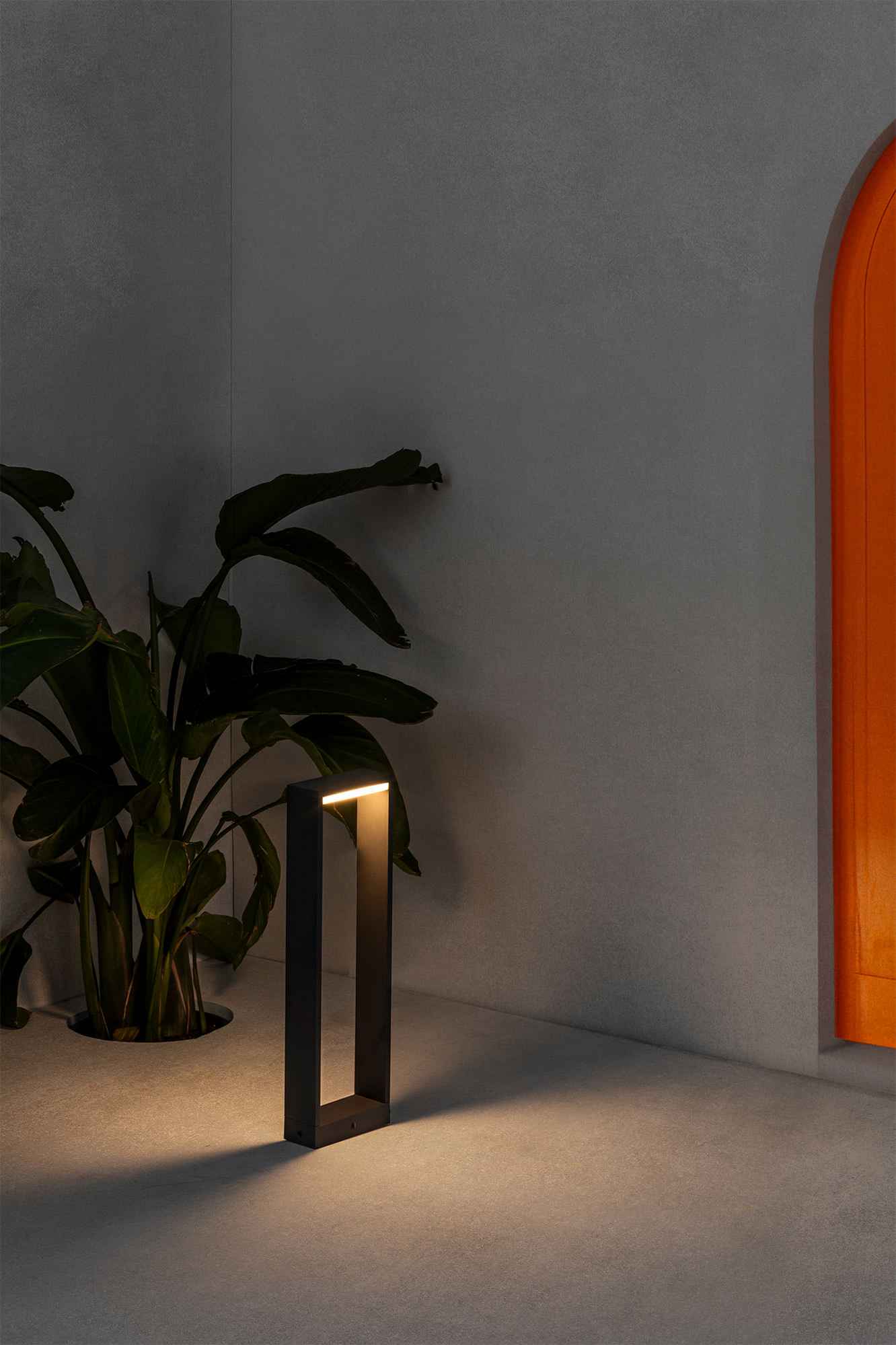 Angle alternatif Borne extérieure ALP-500 LED gris foncé | Lampe balise Faro