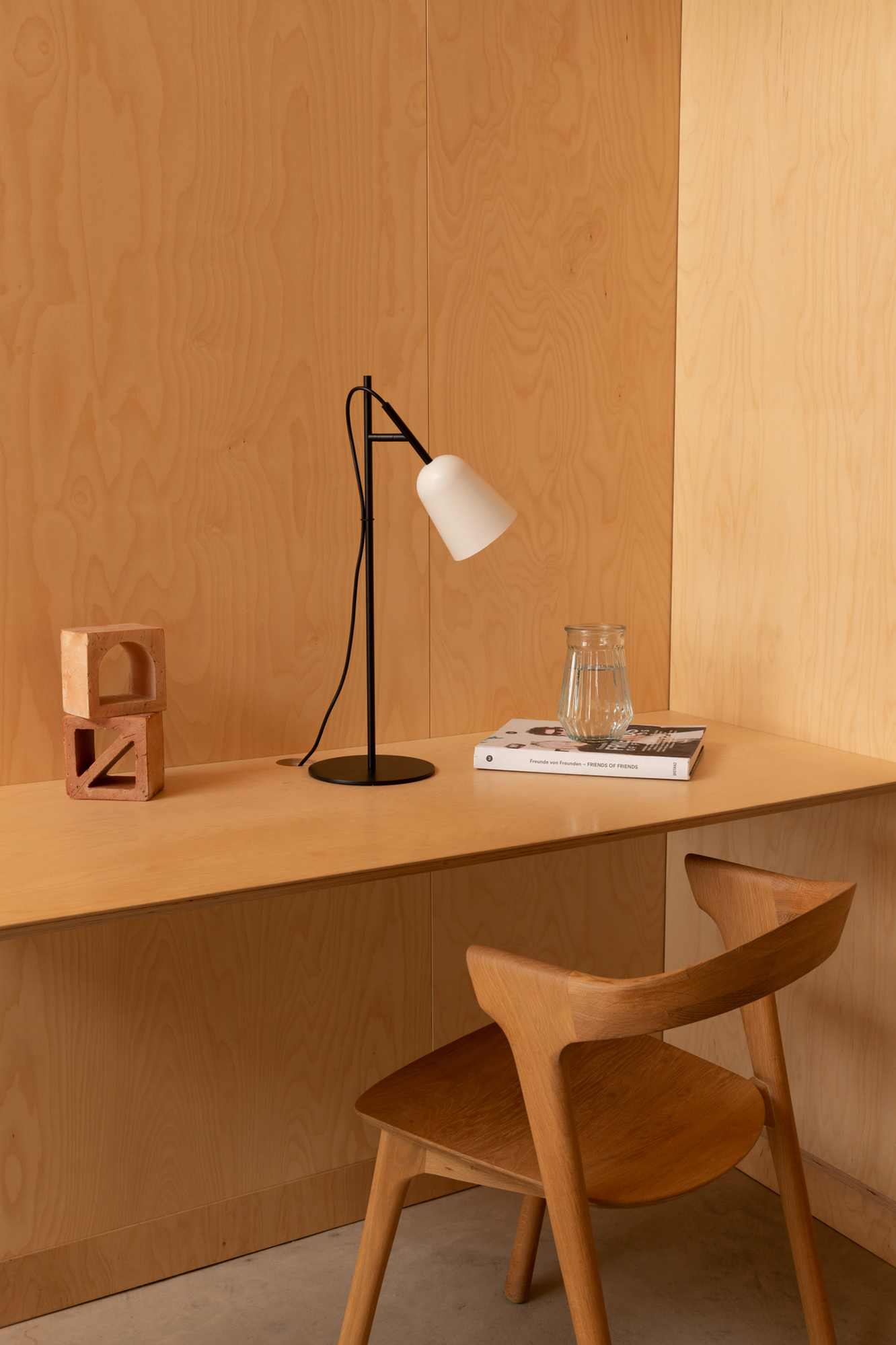 Lampe de table STUDIO blanche