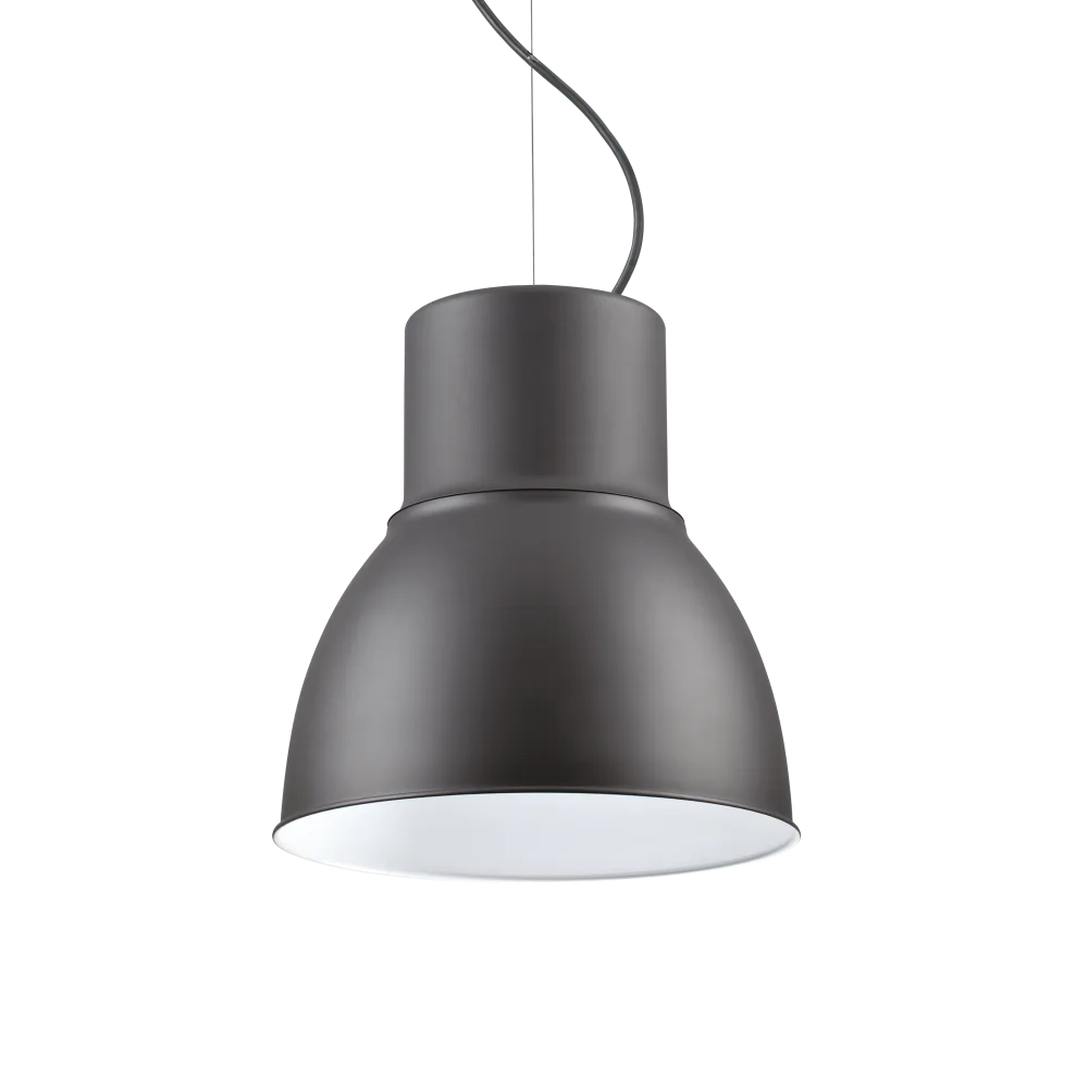 Suspension BREEZE Ø 465 - Profitez d’une suspension réglable en hauteur pour un éclairage parfait. Finition métal gris foncé élégante