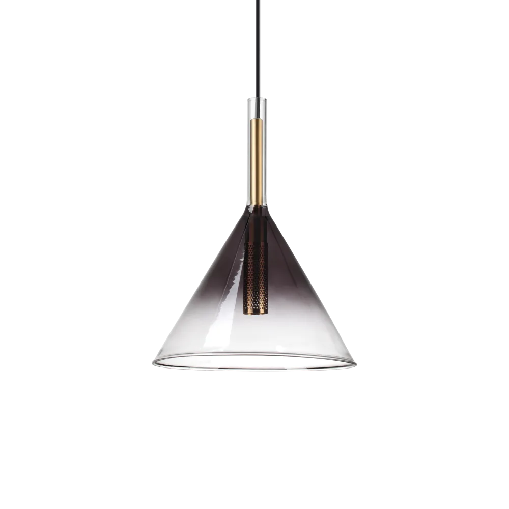 Suspension EMPIRE Cono - Hauteur ajustable de 500 à 2295 mm pour une lumière parfaite. Fixation magnétique sans vis.