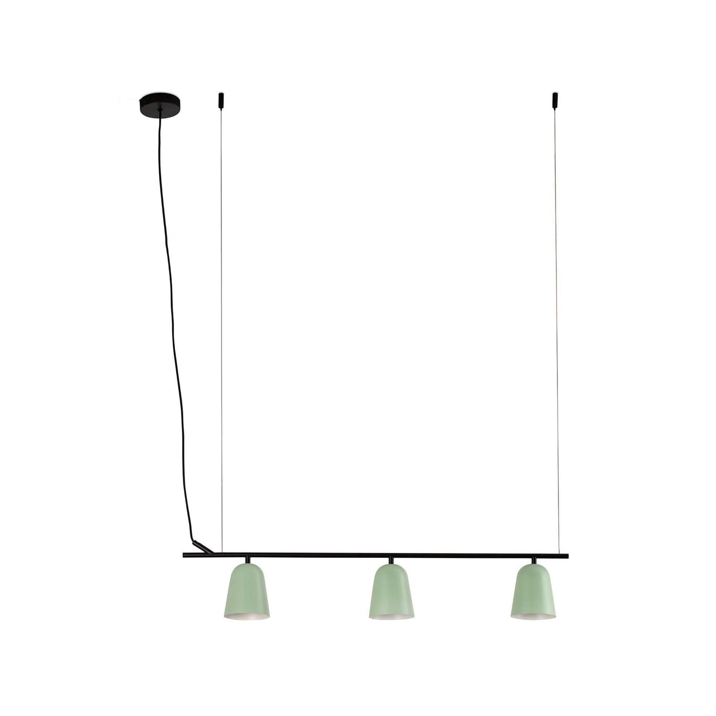Suspension STUDIO linéaire verte