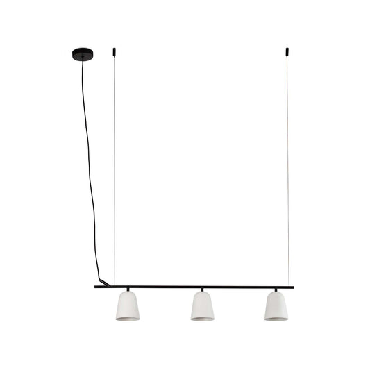 Suspension STUDIO linéaire blanche idéale pour une salle à manger