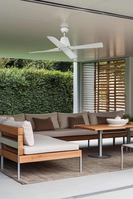 Ventilateur de plafond intérieur/extérieur TYPHOON blanc