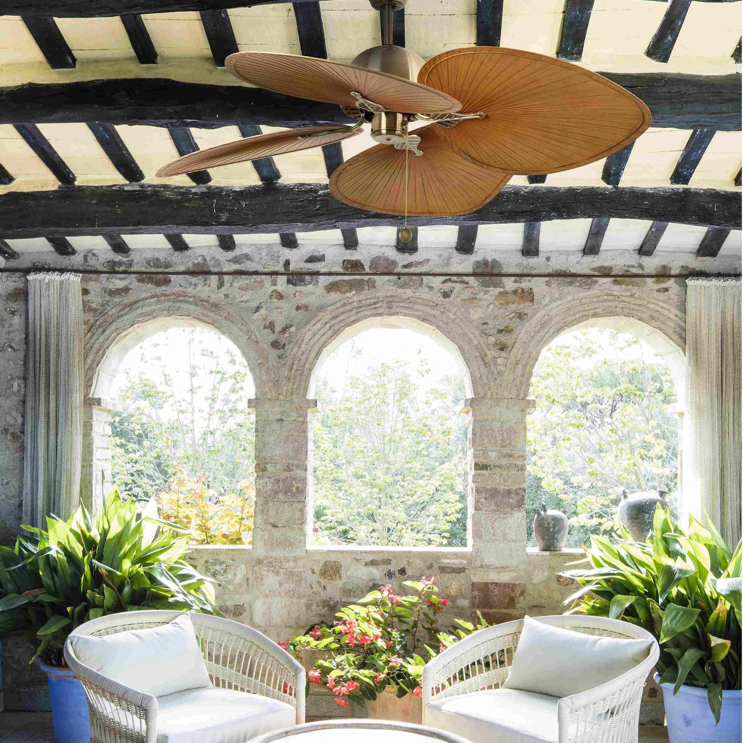 Ventilateur de plafond CUBA style colonial