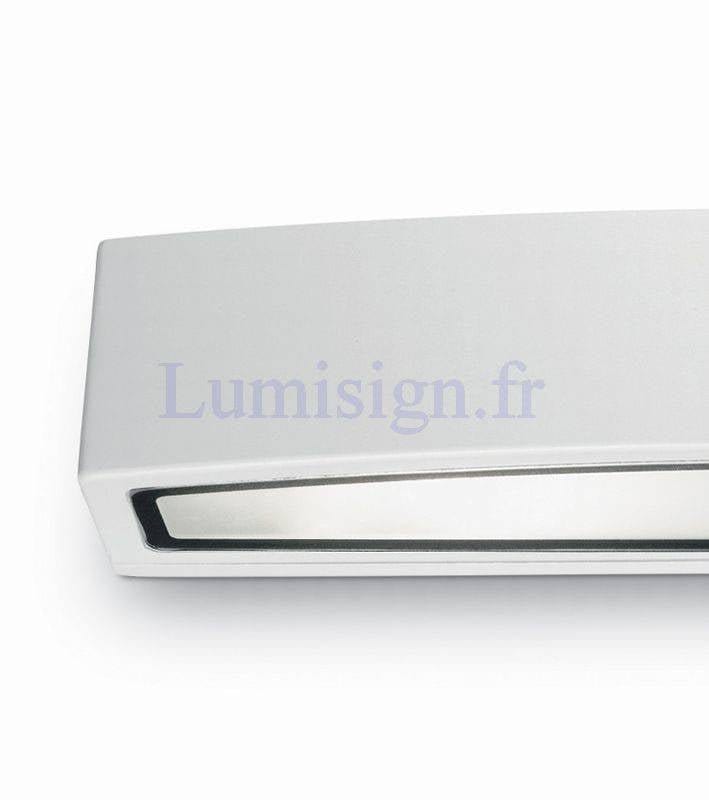 Détail Applique extérieure ANDROMEDA blanche