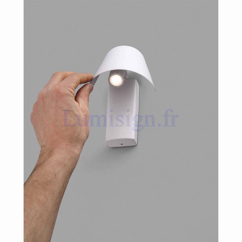 Applique liseuse Applique liseuse LE PETIT blanche ou noire Faro Lumisign