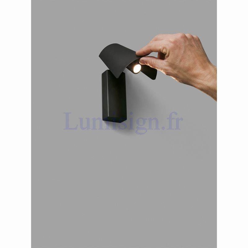 Applique liseuse Applique liseuse LE PETIT blanche ou noire Faro Lumisign