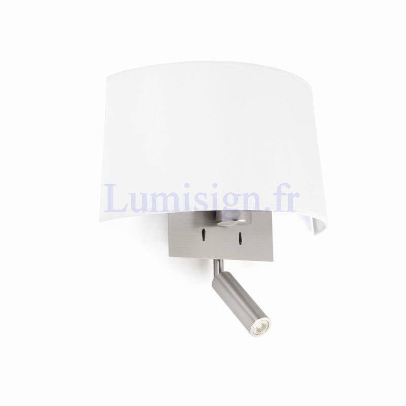 Applique liseuse Applique liseuse VOLTA blanche Faro Lumisign