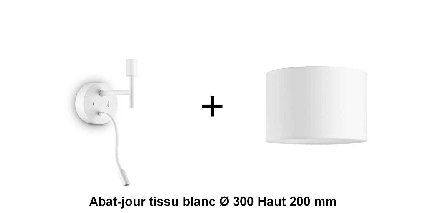 Applique liseuse blanche SET-UP à composer vous même