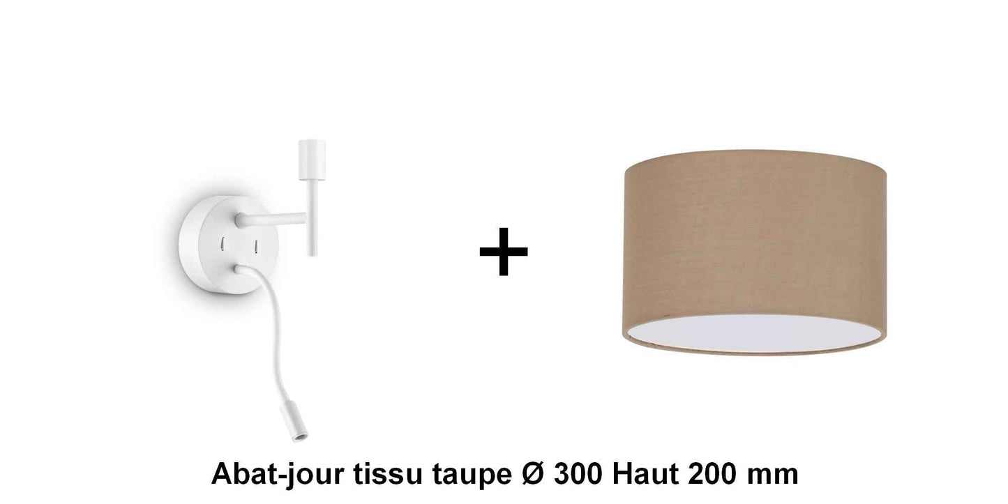 Applique liseuse blanche SET-UP à composer vous même