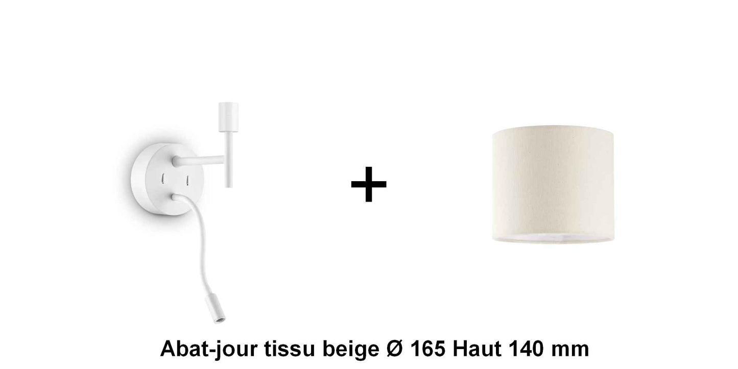 Applique liseuse blanche SET-UP à composer vous même