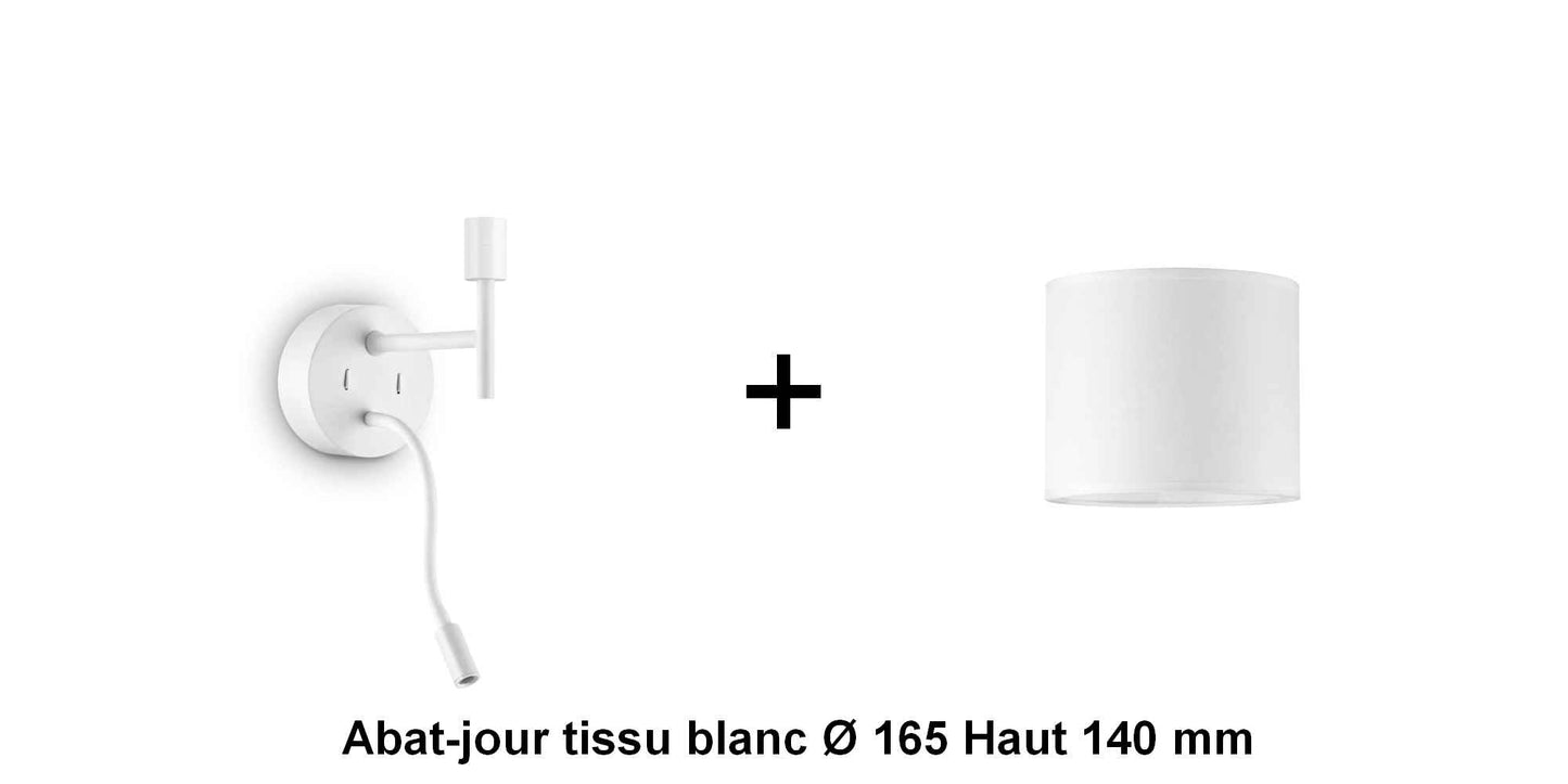 Applique liseuse blanche SET-UP à composer vous même