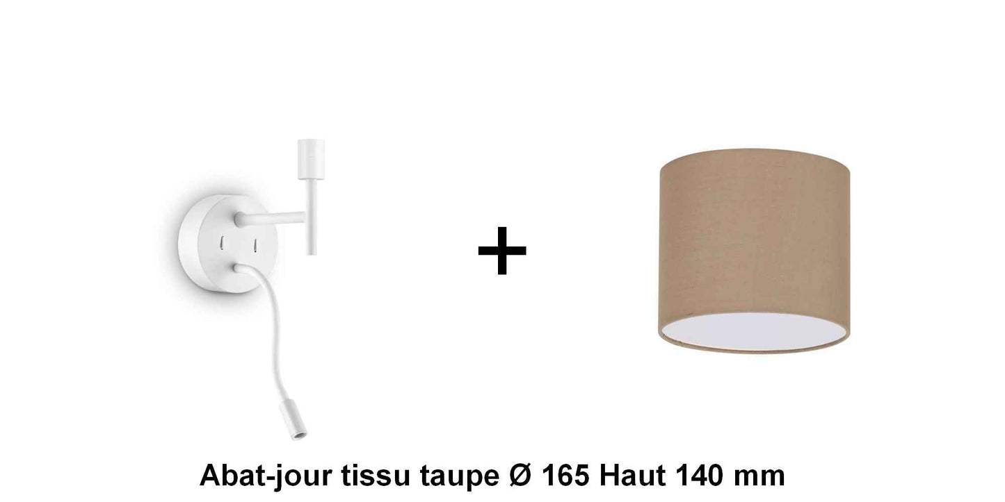 Applique liseuse blanche SET-UP à composer vous même