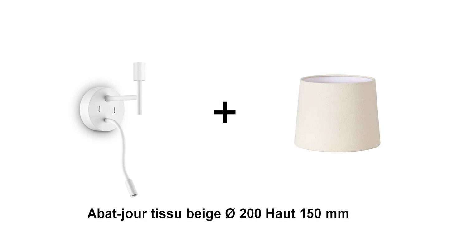 Applique liseuse blanche SET-UP à composer vous même