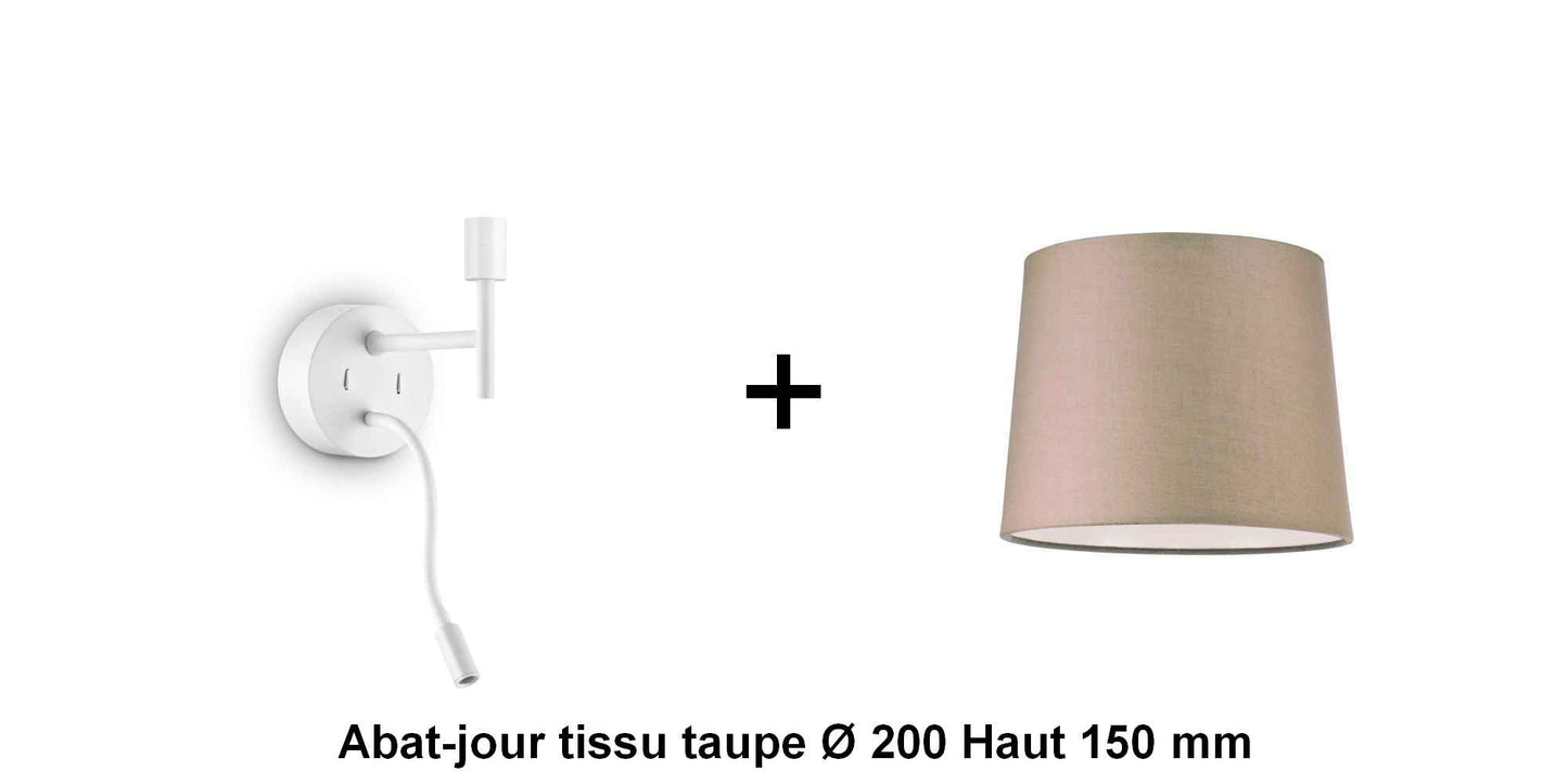 Applique liseuse blanche SET-UP à composer vous même