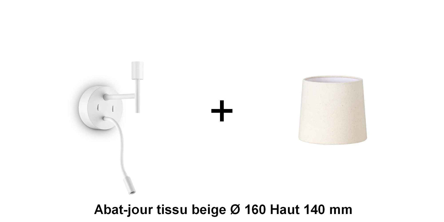 Applique liseuse blanche SET-UP à composer vous même