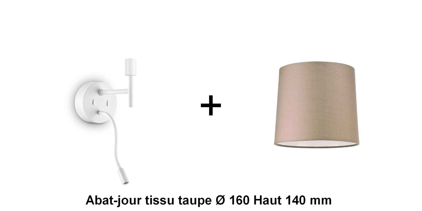 Applique liseuse blanche SET-UP à composer vous même