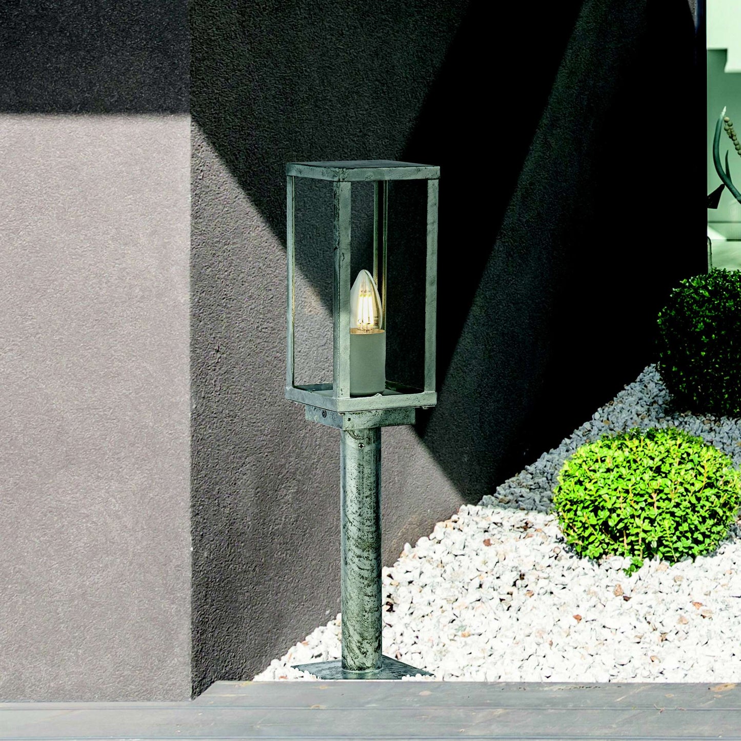 Borne extérieure Borne extérieure BOX-2 galvanisé hauteur 500 Marque Searchlight Lumisign