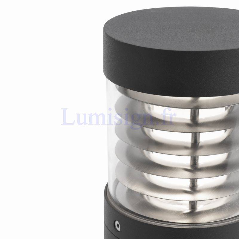 Angle alternatif Borne LED extérieur GIZA-G - Éclairage jardin allée