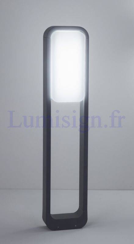 Angle alternatif Borne extérieure LED STICKER : lumineuse design pour éclairage extérieur du jardin