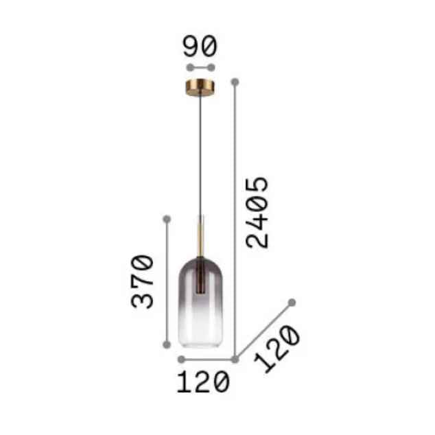 Suspension EMPIRE Cilindro