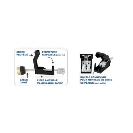 Douille GU10 pour ampoules Miidex Lumisign
