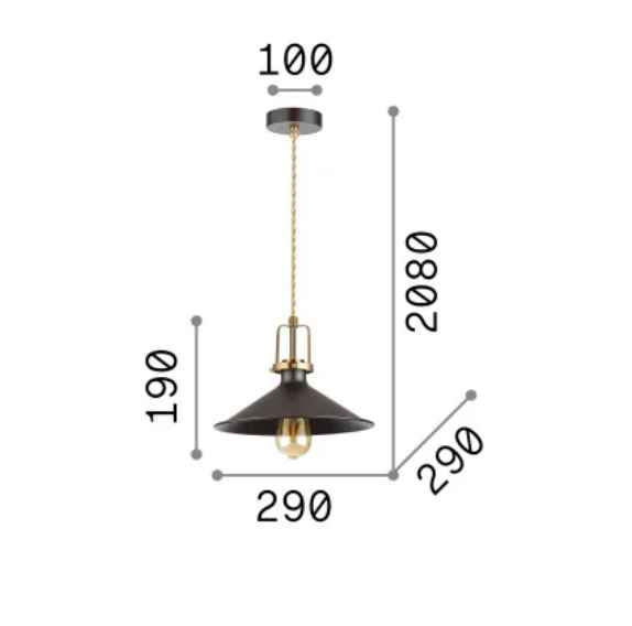 Suspension ERIS-3 blanche ou noire