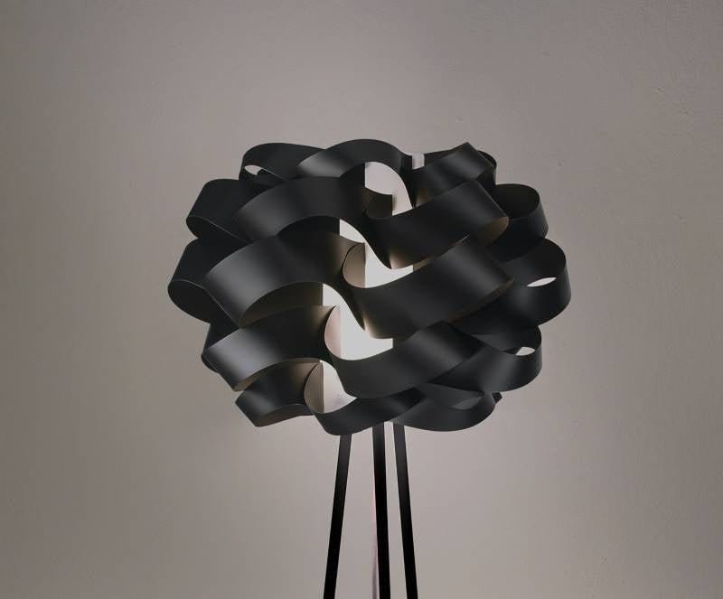 Lampadaire Lampadaire trépied polilux CLOUD noir Linéa-Zéro Lumisign