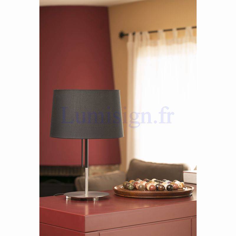 lampe a poser Lampe à poser VOLTA noire Faro Lumisign