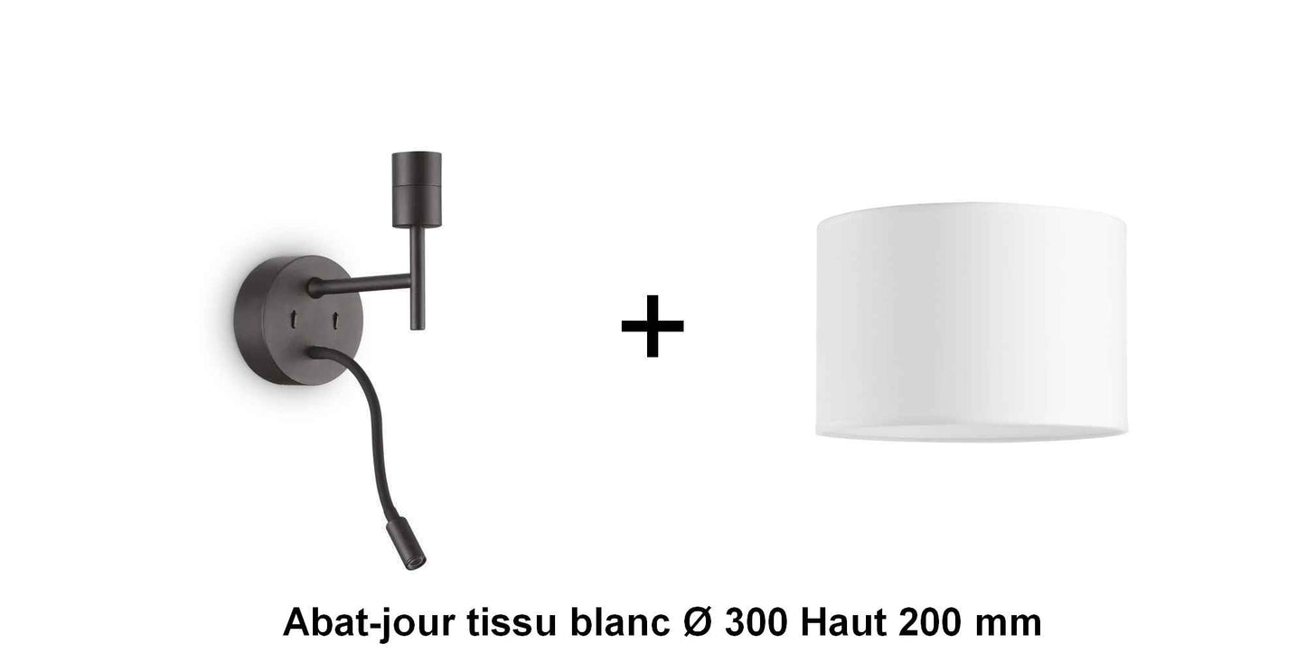 Applique liseuse noire SET-UP à composer vous même