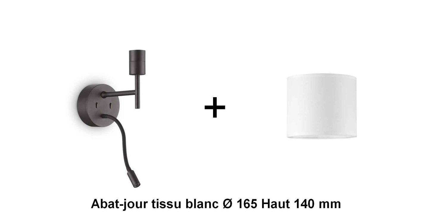 Applique liseuse noire SET-UP à composer vous même