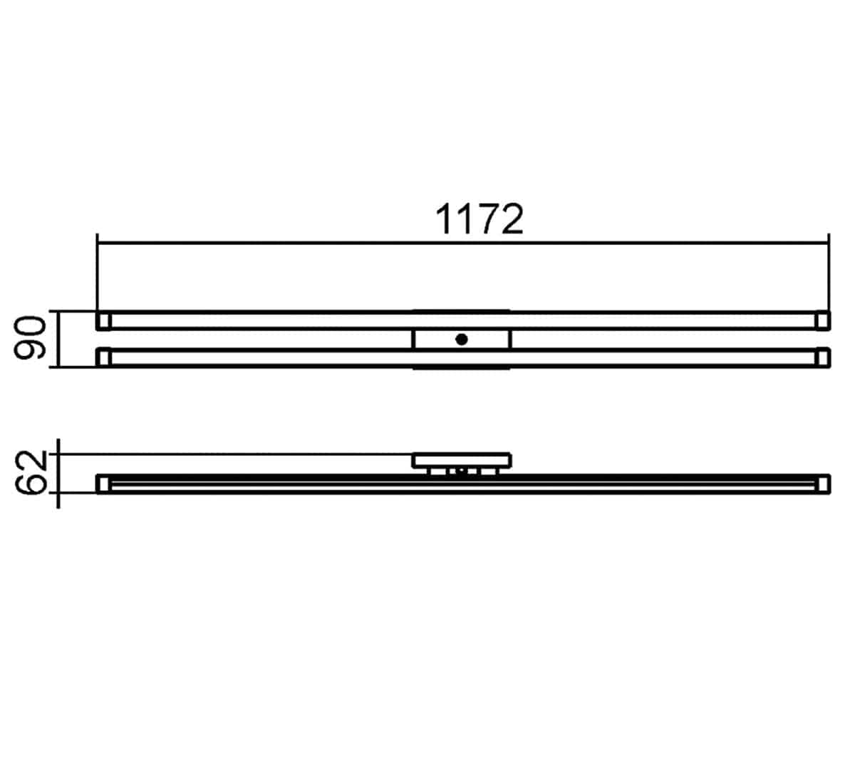 Plafonnier Plafonnier LED CUCA 2 x 20 watts Lucide Lumisign