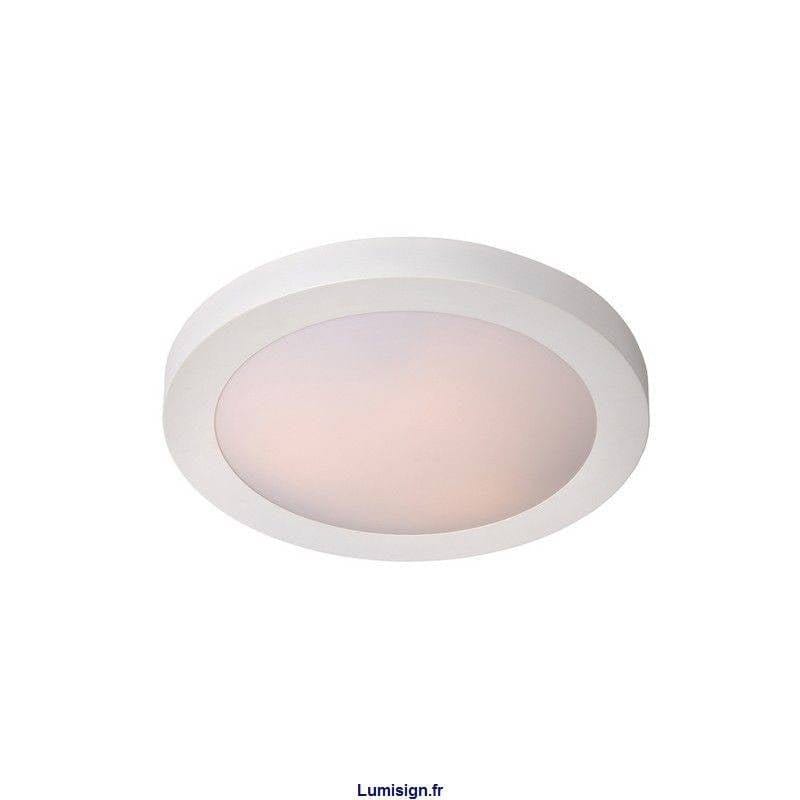 Plafonnier Plafonnier salle de bain FRESH-P blanc Lucide Lumisign