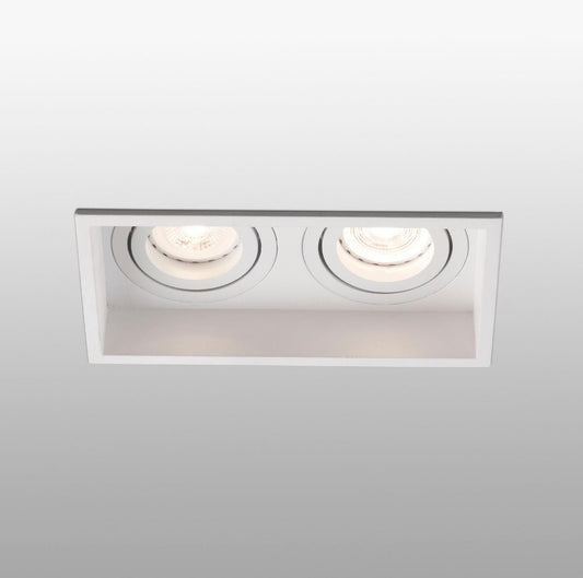 Spot encastrable Spot double encastrable orientable HYDE blanc Faro Lumisign