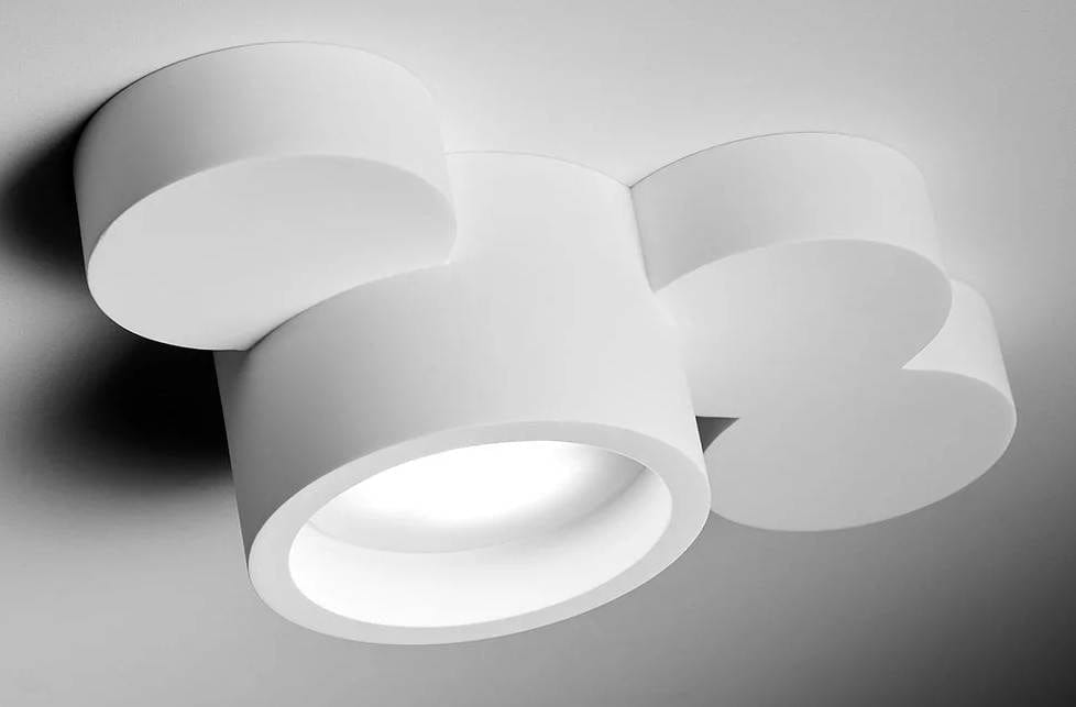 Spot en saillie Spot en saillie CHIO-1 plâtre Sforzin Lumisign