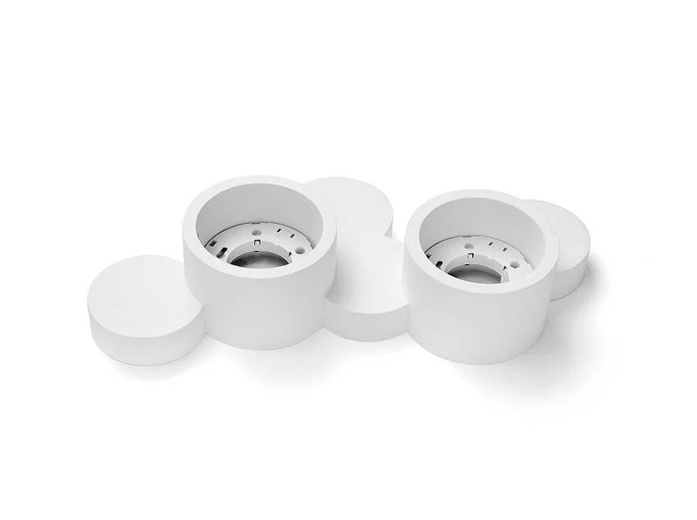 Spot en saillie Spot en saillie CHIO-2 plâtre Sforzin Lumisign