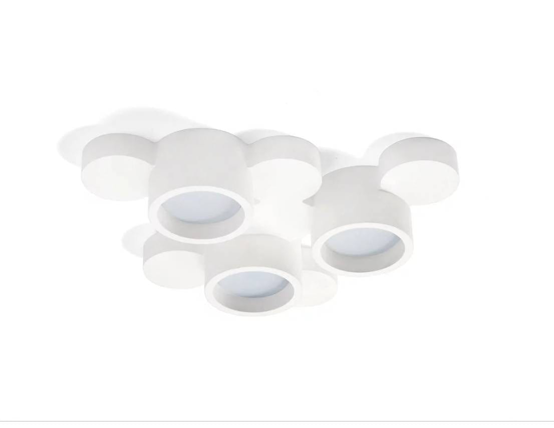 Spot en saillie Spot en saillie CHIO-3 plâtre Sforzin Lumisign