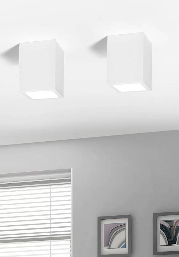 Spot en saillie Spot en saillie ESIODO plâtre Sforzin Lumisign