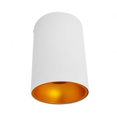Spot en saillie Spot en saillie GU10 blanc et or Miidex Lumisign