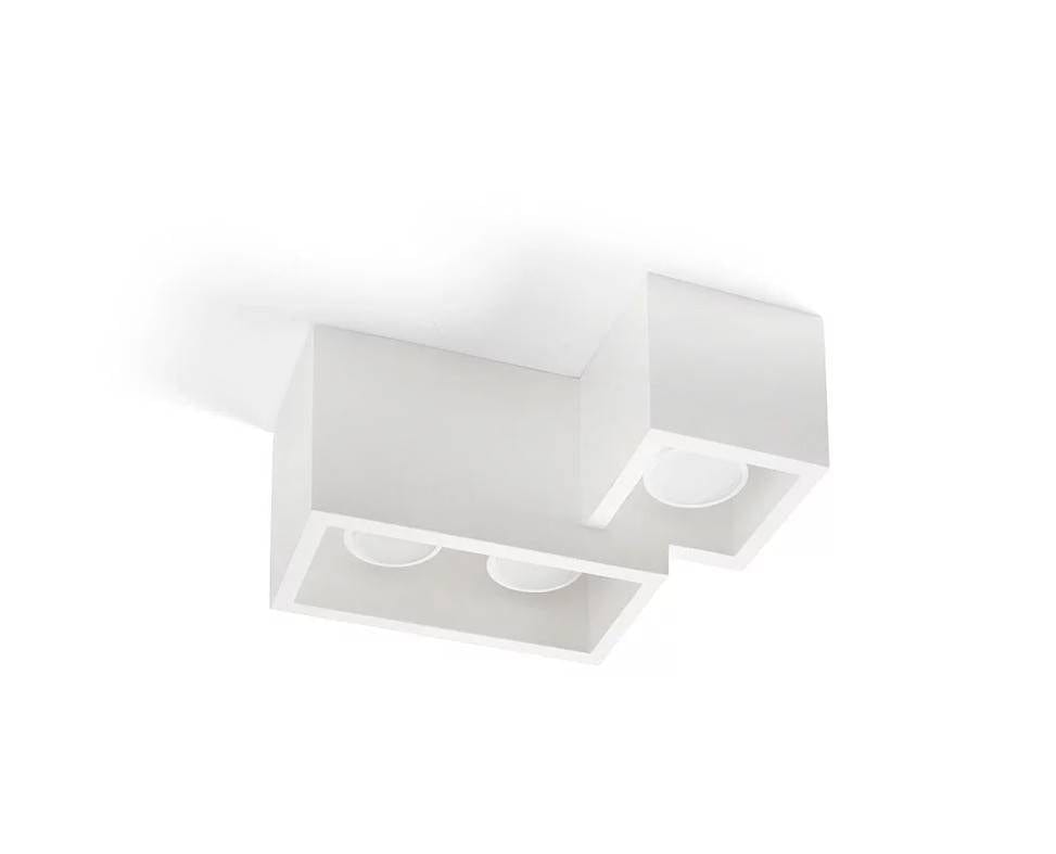Spot en saillie Spot en saillie HERAEA-3L plâtre Sforzin Lumisign