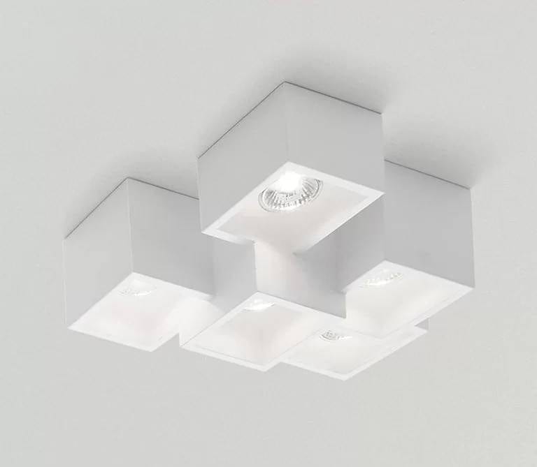 Spot en saillie Spot en saillie HERAEA-GU10-5 plâtre Sforzin Lumisign