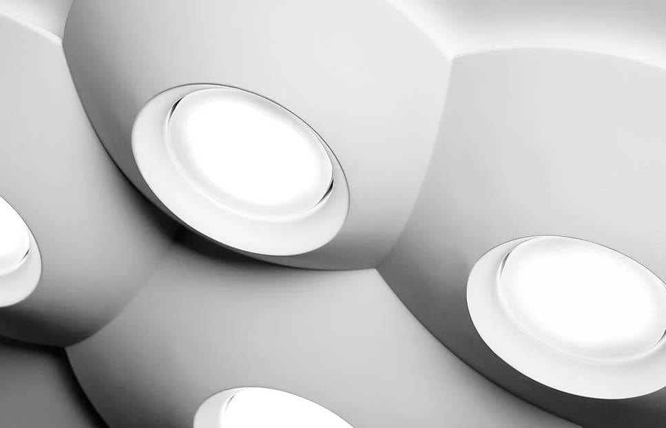 Spot en saillie Spot en saillie LEPREUM-4 plâtre Sforzin Lumisign