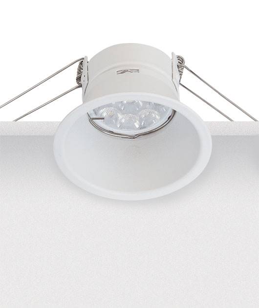 Spot encastrable Spot encastrable blanc basse luminance blanc VEL7725 Miidex Lumisign