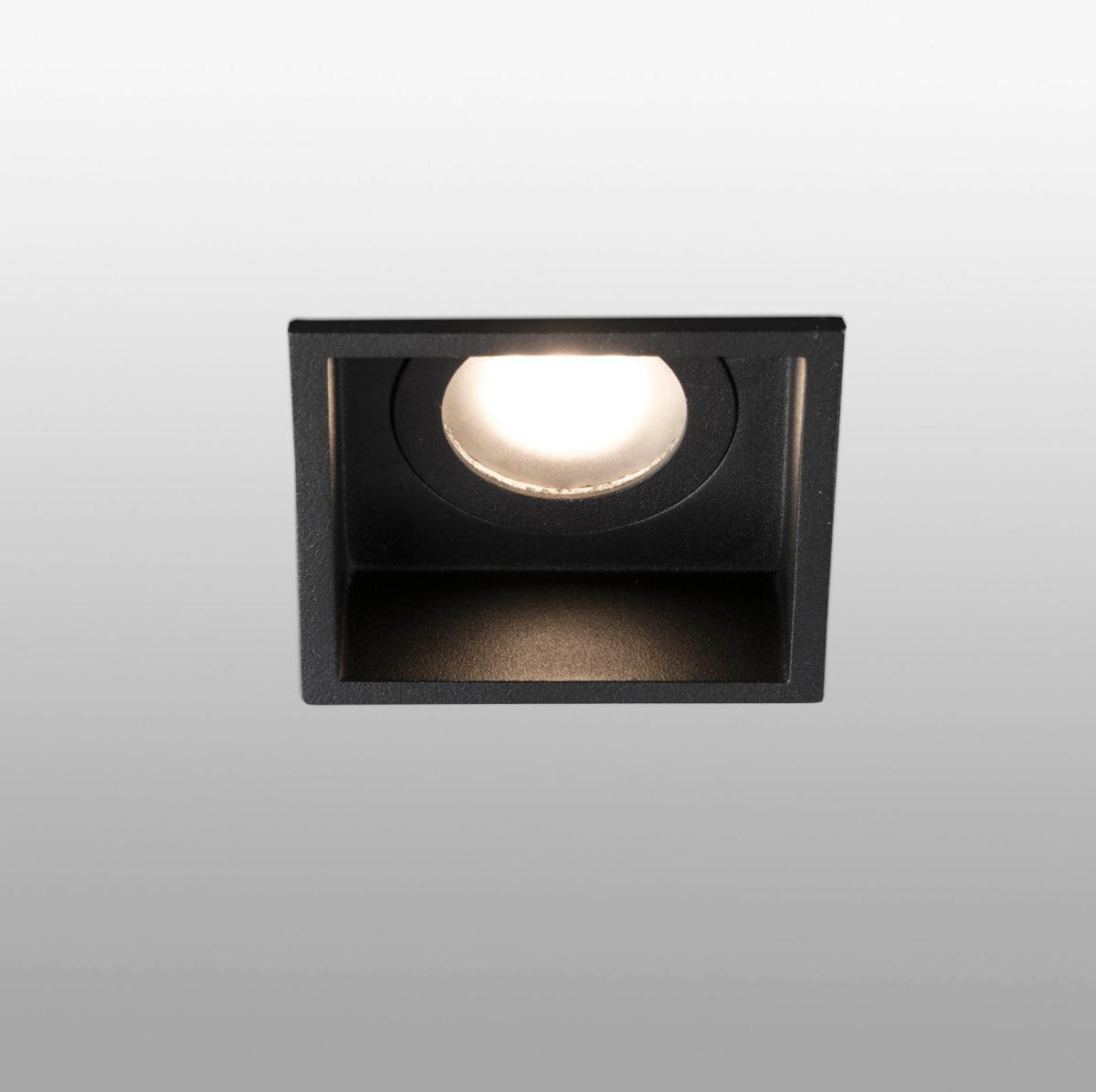 Tailcas Spot Encastrable GU10 Cadre Set, 10 Pièces Noir Mat Spot de Tailcas Spot Encastrable GU10 Cadre Set, 10 Pièces Noir Mat Spot de