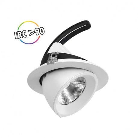 Spot encastrable Spot encastrable LED escargot rond 10W éclairage chaud Miidex Lumisign